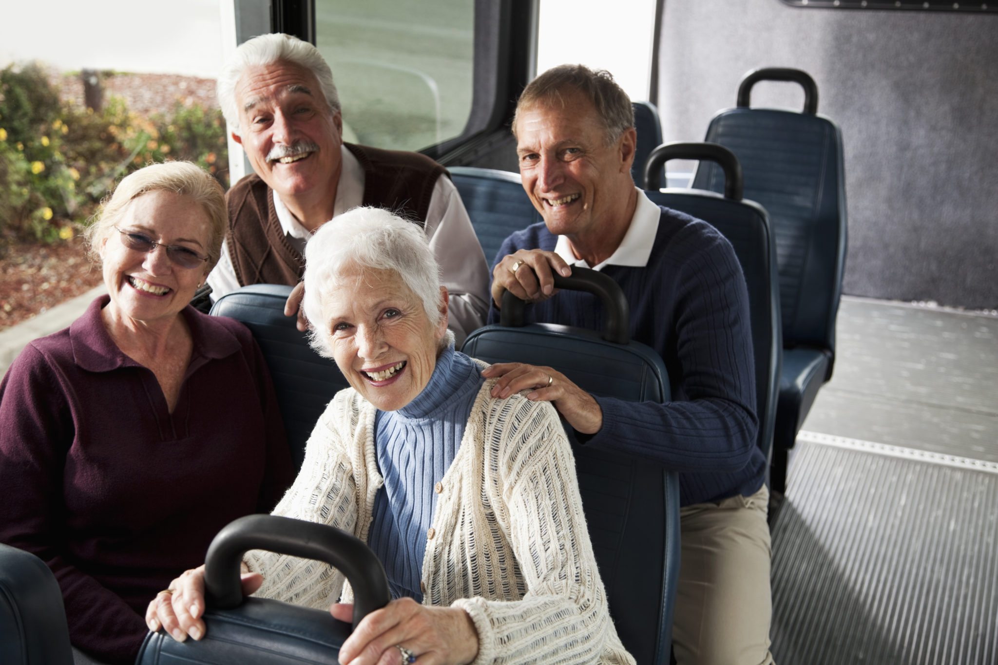 luxury bus travel near me for seniors