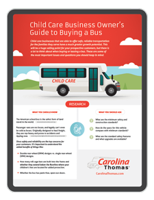 Child Care Bus Infographic
